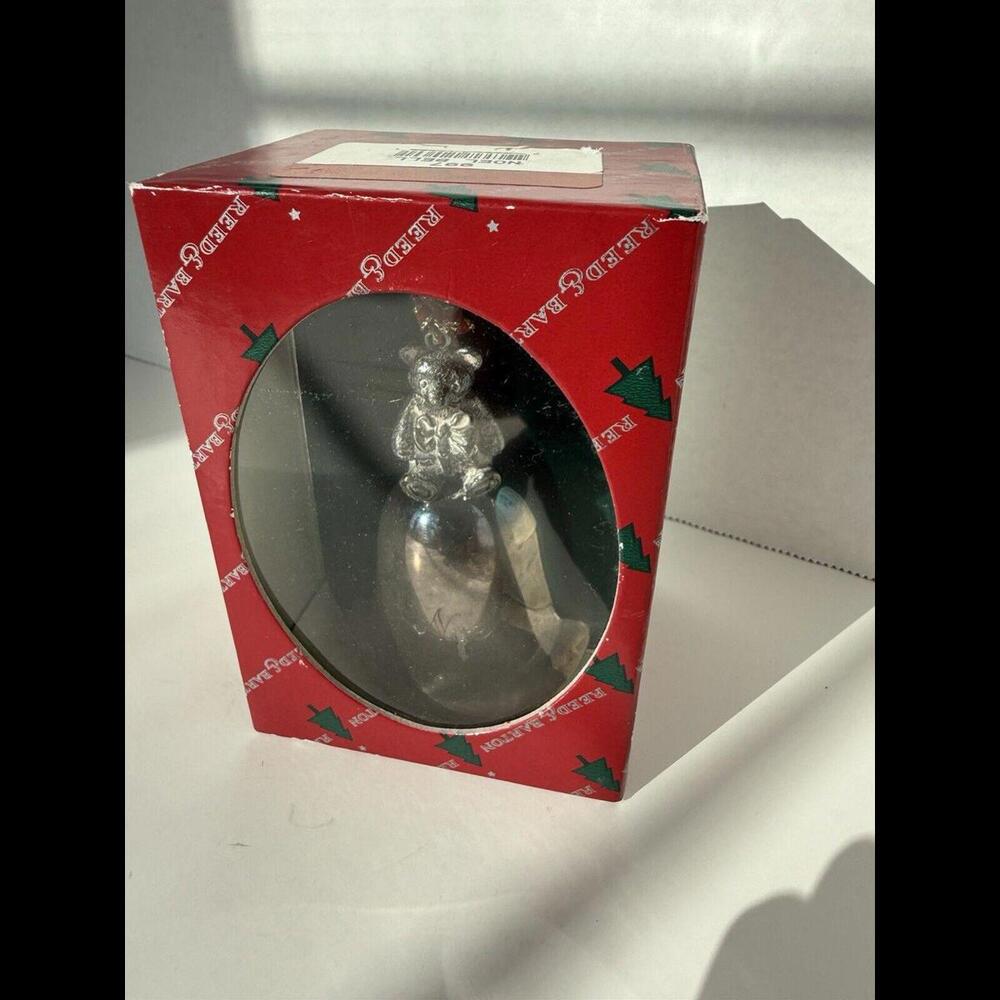 Reed & Barton Annual Silver Plate Noel Musical Bell Ornament from 1997‎ UEC